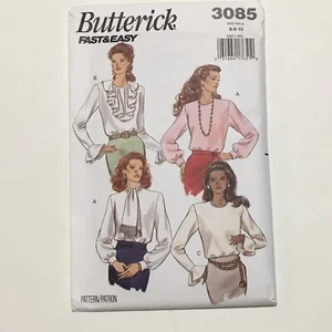 Blouse Scarf b3085 UNCUT Sewing Pattern Size 6-10 Vintage Butterick - Picture 1 of 2