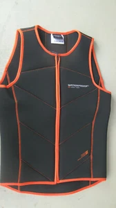 Waterproof 3D Mesh Vest, black/orange, mens, various sizes. - Picture 1 of 1
