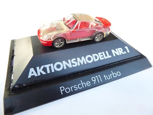 HERPA 1:87 ⭐️Porsche 911 turbo modelo promocional 1 - nuevo en vitrina⭐️ # 0899 - Imagen 1 de 2