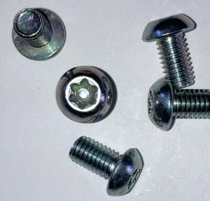 Vite antimanomissione M8x14 sicurezza 8mm x 14mm testa pulsante acciaio torx 100 pezzi - Foto 1 di 3