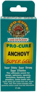 Pro-Cure Super Sticky Gel 2 oz Anchovy Fishing Scent Attractant w/UV Flash - Picture 1 of 1