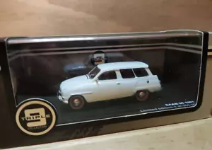 Voiture miniature 1/43 Triple 9 SAAB 95 1961 Blanche - Imagen 1 de 6
