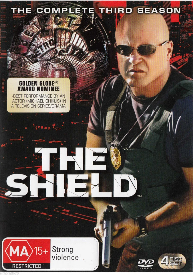 The Shield : Season 3 (DVD, 2007, 4-Disc Set) Brand New, Genuine & Sealed D40 - image 1 of 1
