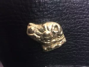 Metal Bulldog Decorative Pin for leather craft -belt, boots, handbag, dog collar - Picture 1 of 5