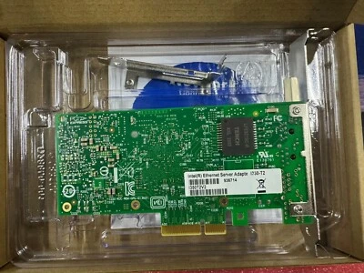 Genuine Intel I350T2V2 Ethernet Server Adapter I350-T2 PCIe Dual Port I350-T2V2 - Image 1 of 4