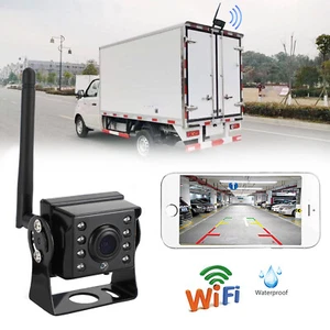 WiFi Wireless Car Truck RV Trailer Rückfahrkamera Camera CCTV für iOS Android - Bild 1 von 14
