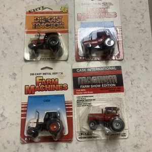 1/64 Ertl Case International Farm Toy Tractor Lot of 4, 2-2594, 7140, 5088 - Picture 1 of 12