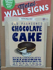 Schokoladenkuchen Original Blechschild - Bild 1 von 1