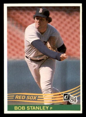 1984 Donruss #644 Bob Stanley Set Break - Image 1 of 2