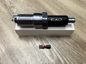 New CAO Flathead Spark Plug Torch Lighter w/ Cigar Punch - Picture 1 of 10