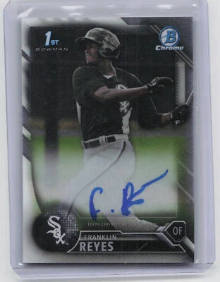 2016 Bowman Chrome #BCAP-FR Franklin Reyes Prospects Autographs - Image 1 of 2