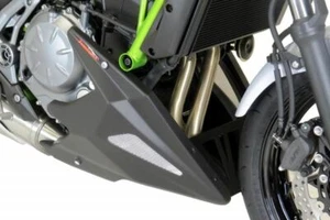 Kawasaki Z650 2017-2025 Belly Pan Matt Black & Silver Mesh by Powerbronze. - Picture 1 of 4