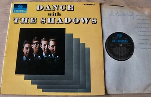 DANCE WITH THE SHADOWS LP COLUMBIA SCX STEREO (1964) VG GT BRITAIN POP GUITAR - Picture 1 of 4