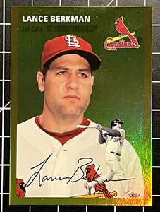 Lance Berkman - 2012 Topps Archives - GOLD FOIL - St. Louis Cardinals Card #24