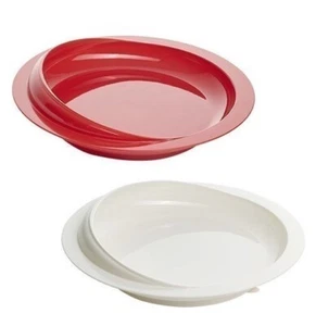 Tazón o plato de cuchara - tazón de forma grande y plato para ayudar en la cena independiente. - Imagen 1 de 8
