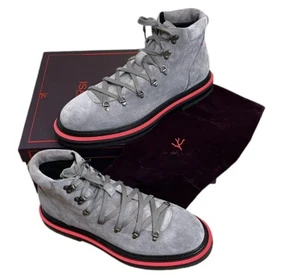 NEW ISAIA Men’s Great Suede Lace-up Hiking Boots Size 11.5 US $1,795.00 - Picture 1 of 9