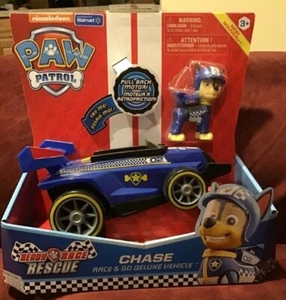 Vehículo de lujo PAW PATRL listo para competir, Rescue Chase’s Race & Go con sonidos - Imagen 1 de 2