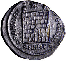 CERTIFIED Authentic Ancient Roman Coin Crispus Caesar SMANTZ Campgate SCARCE