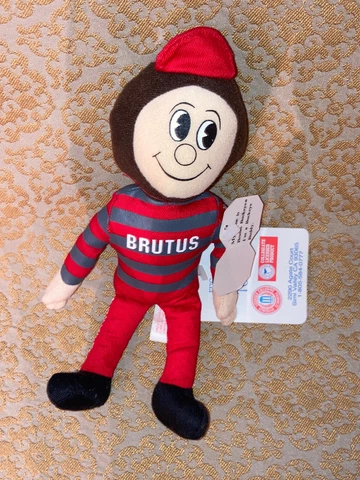 Ohio State Buckeyes Brutus Figure Plush NWT RARE VINTAGE Cover