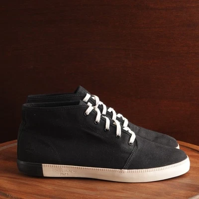 Timberland Tenis Para Hombres Talla 11.5 NEGRO Newport Bay Lona Con Cordones Medio Informales Zapatos Foto 1 de 4