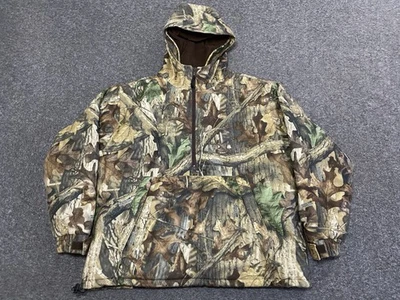 Cabela’s Dry Plus Men’s Insulated Pullover Camo Jacket Size XL Timber Anorak - Image 1 of 4