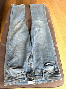 Zara Jeans Womens 44 High Rise Classic Light Wash - Picture 1 of 4