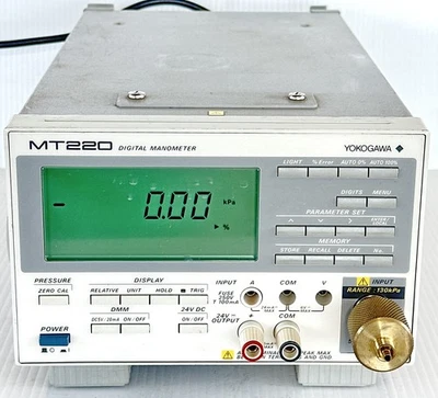 Yokogawa MT220-U3-C2-P2-R 130kPa Portable Digital Manometer Calibrator 767353 - Image 1 of 4
