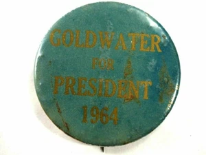 Goldwater for President 1964 Political Campaign Pin-Back Pin - Bild 1 von 4
