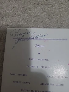 April 12 1953 John Lattner Signed Altoona Banquet Program M000105 - Picture 1 of 4
