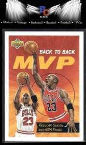 1991-92 Upper Deck Italian #107a Back-to-Back NBA MVP (Michael Jordan) - Bild 1 von 2
