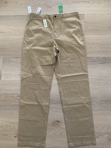 Original Penguin Herren 40x38 Hose Slim Fit Stretch Chino Beige Freizeit Alltag - Bild 1 von 11