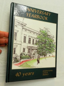 1991, Anniversary Yearbook - 40 Years, International School Brussels, HB RARE - Picture 1 of 6
