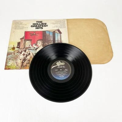 Винтажная виниловая пластинка 1973 Epic The Hollies лучшие хиты PE 32061 LP - Изображение 1 из 4