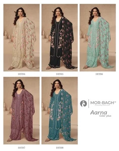 Elegante Vestido Bordado Banarsi Pantalón Ropa de Fiesta Shalwar Kameez Paquistaní - Imagen 1 de 37