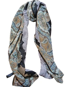 Cynthia Rowley Women's 100% Polyester Lightweight Scarf - Picture 1 of 7