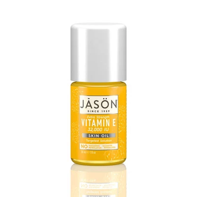 Jason Vitamina E Aceite de Belleza Puro 1 Fl Oz Hidratante para la Piel para Cicatrices y Estiramiento... Foto 1 de 4