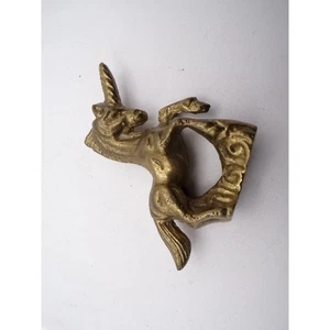 Vintage Brass Unicorn Paperweight - Picture 1 of 3