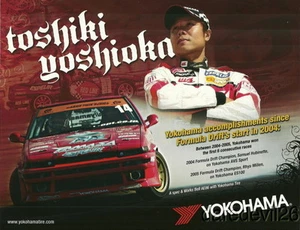 2006 Toshiki Yoshioka Yokohama Toyota Corolla AE86 Formula Drift Hero Card - Picture 1 of 1