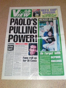 CELTIC VIEW NEWSPAPER - Aug 14 1996 # 1356 - Di CANIO - Picture 1 of 1