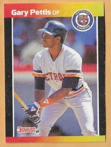 Gary Pettis Detroit Tigers sin punto inc #60 - Donruss casi nuevo-como nuevo 1989 - Imagen 1 de 2