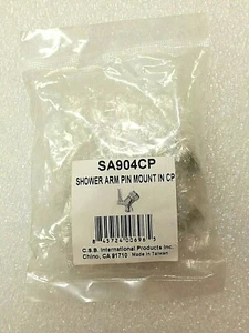 Shower Arm Pin Mount SA904CP for Swivel Connector, Chrome Plated, CSB Products - Picture 1 of 3