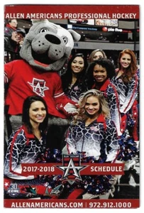 2017-18 Allen Americans ECHL Hockey Schedule !!! North Star Diagnostic Imaging - Picture 1 of 1