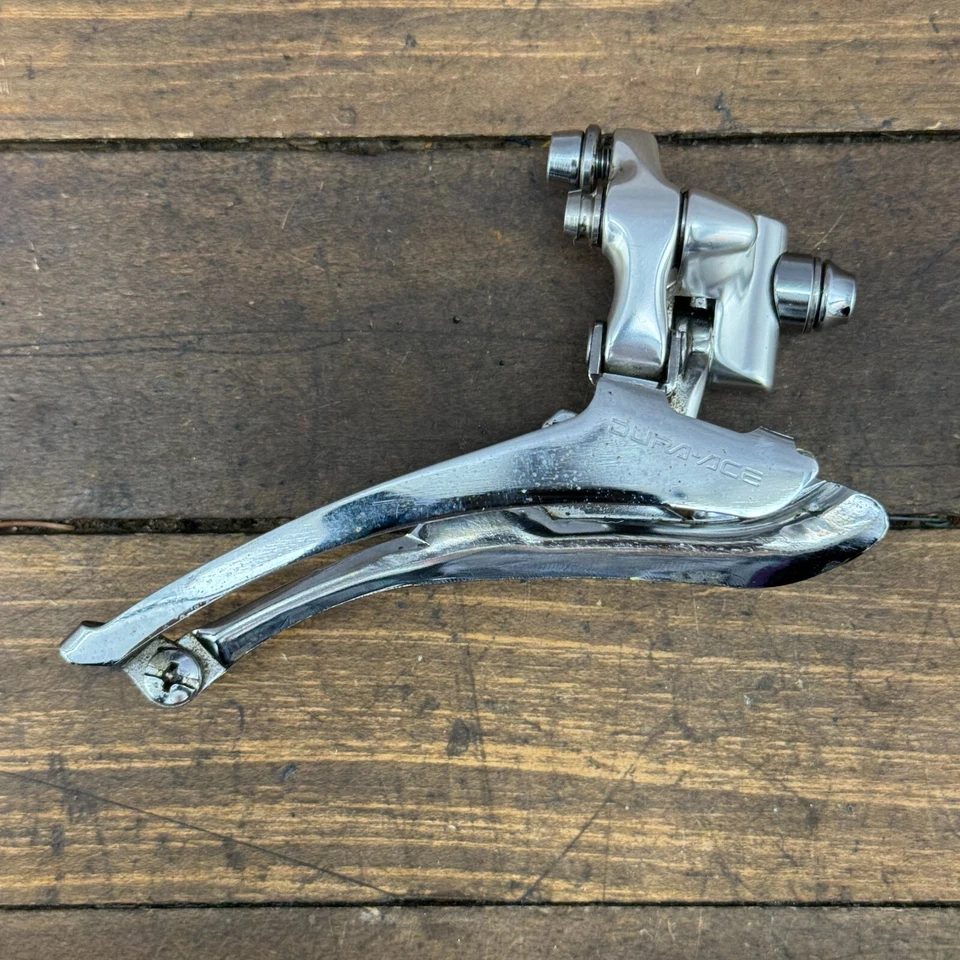 Vintage Shimano Dura Ace FD-7410 Front Derailleur Braze On Bottom Pull B0 - Image 1 of 4