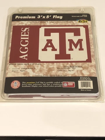 Texas A&M Aggies 3' x 5' Flag - Maroon Cover