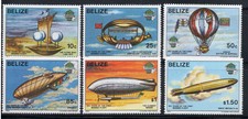 Belize 1983 Mi. 702-707 Nuovo ** 100% Aviazione, Mongolfiere