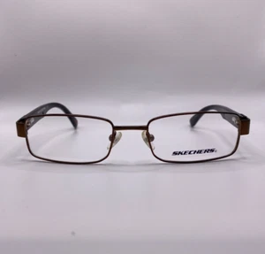Skechers SK 1060 MBRN Matte Brown Metal Kid's Optical Eyeglasses Frame 49-18-130 - Picture 1 of 5