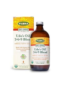Flora - Udo's Choice Omega 369 Oil Blend, Made with Organic Flax, Sesame & Su... - Picture 1 of 6
