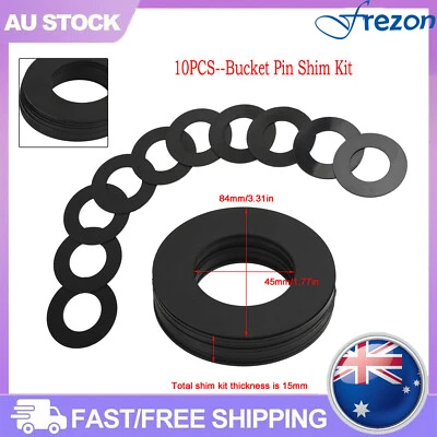 Bucket Pin Shim Kit 45mm For Cat Kubota Deere Komatsu Excavator And Skid SteerAU - image 1 of 4