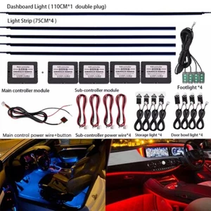 Full LED OEM STYLE Car Interior Ambient Lighting Kit 🇬🇧 UK STOCK - Picture 1 of 6