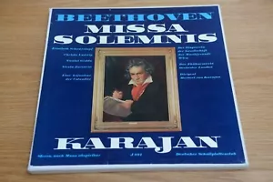 Beethoven Karajan Schwarzkopf Missa Solemnis 2 LP box Schallplattenclub J 091 - Picture 1 of 6